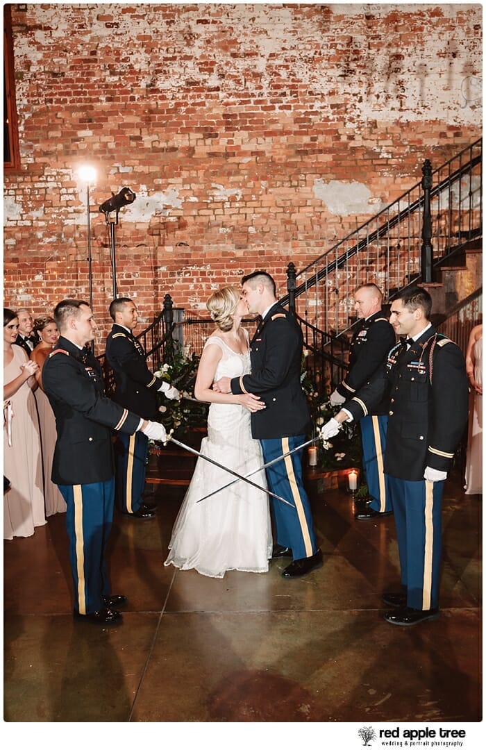 Bride and Groom with Marines