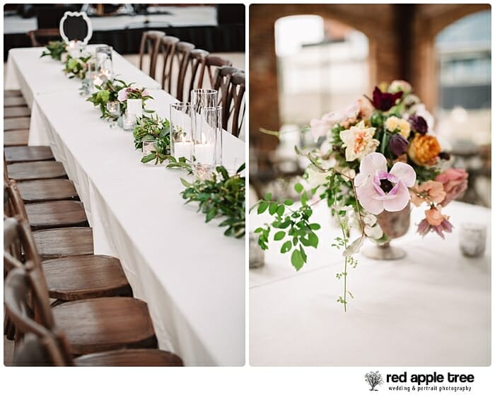 Wedding Table flowers 1