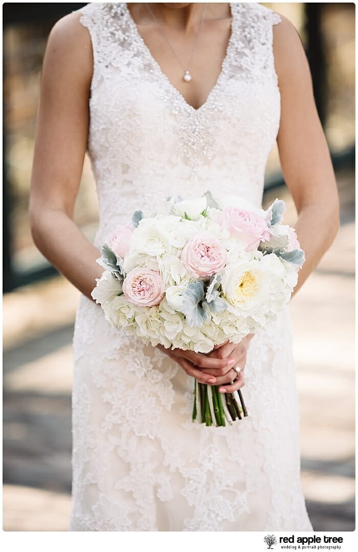 Bride with Wedding bouquet