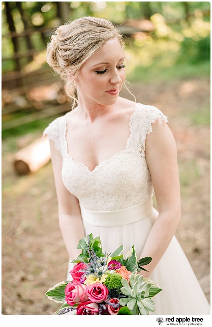 Bridal Portrait Bride with bouquet 2