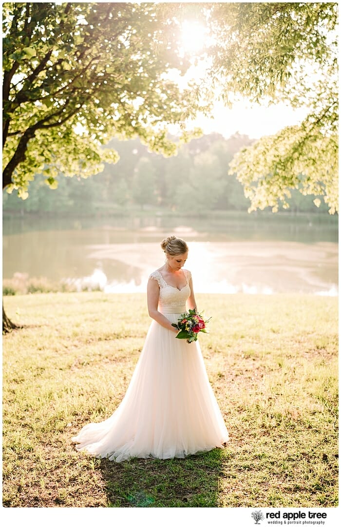 Bridal Portrait at lake 1
